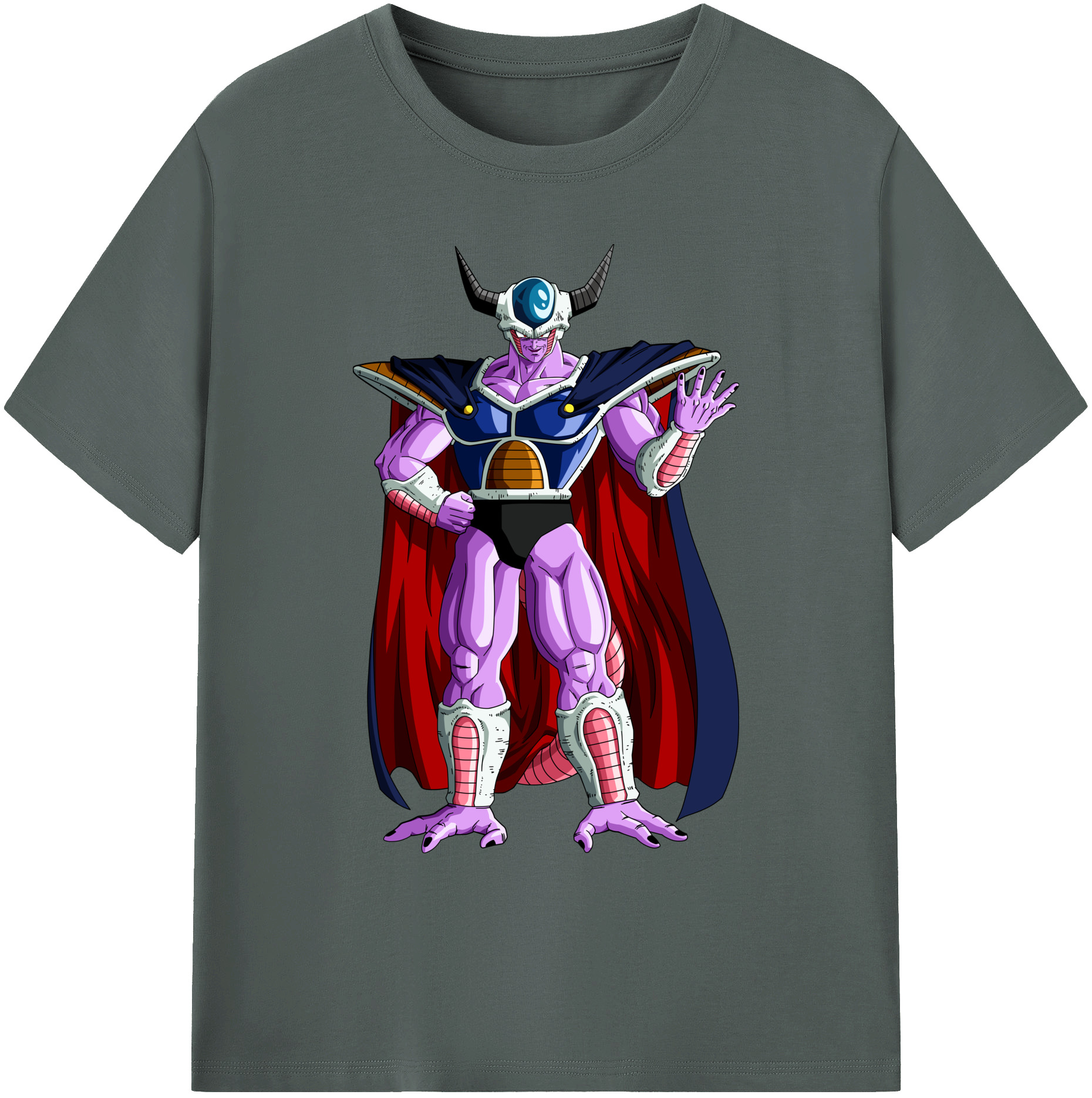 （画像用） ドラゴンボール コルド大王 DRAGON BALL King Cold 綿100％ メンズ半袖Tシャツ｜肌触りやわらか＆通気性
